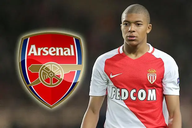 Kylian Mbappe considering a move to Arsenal